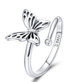 ACADIA STERLING SILVER BUTTERFLY RING